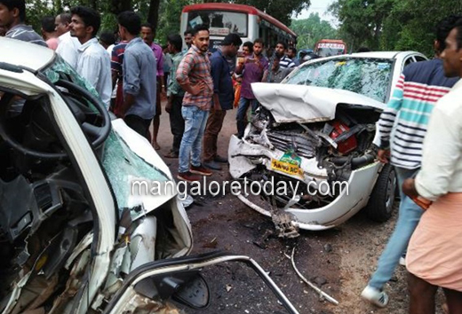 car crash in Gurvayanakere